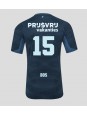 Feyenoord Jordan Bos #15 Replika Borta Kläder 2025-26 Kortärmad Feyenoord Jordan Bos #15 Replika Borta Kläder 2025-26 Kortärmad